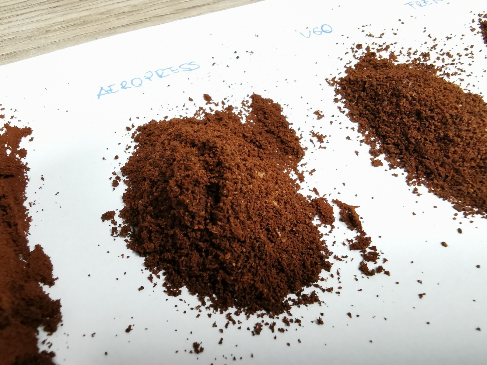 Aeropress granulacija