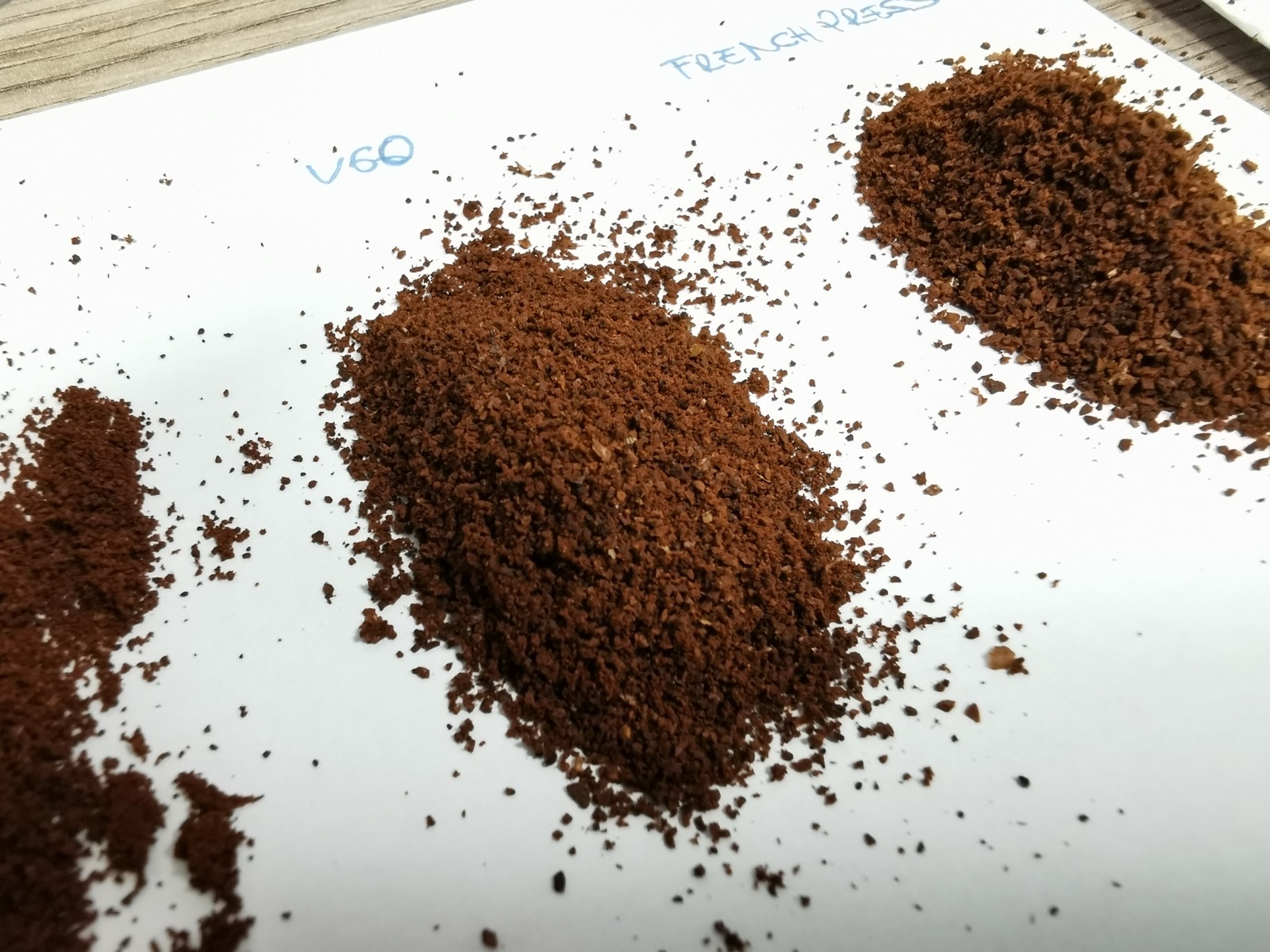 V60 (filter) granulacija
