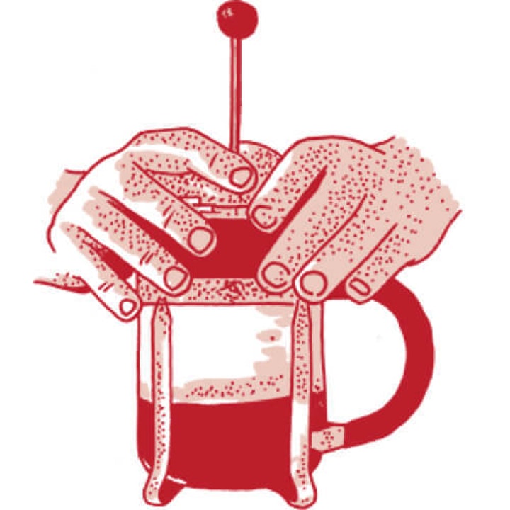 Stavite poklopac tj. drugi deo French Press posude kako bi zadržali što više toplote u njoj.
